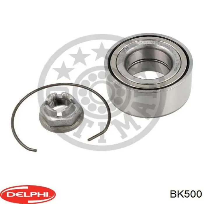 BK500 DELPHI Cojinete de rueda delantero original y equivalente