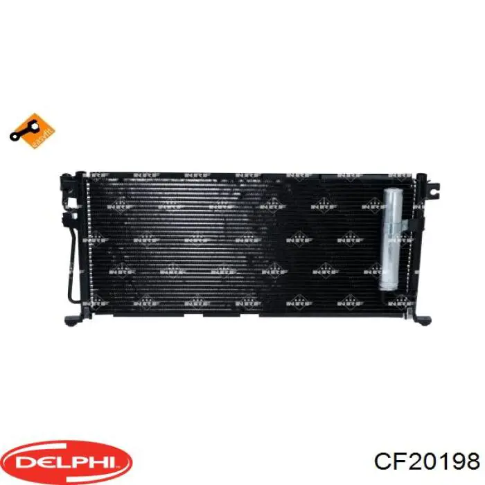 Радиатор кондиционера CF20198 Delphi