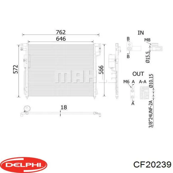 CF20239 Delphi Конденсатор