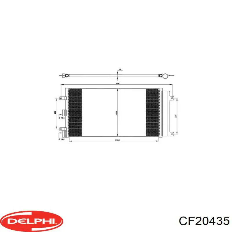 CF20435 Delphi Конденсатор