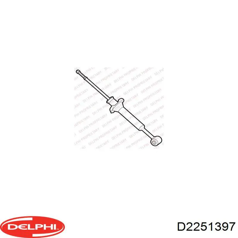 Купить D2251397 Delphi Амортизатор передней подвески