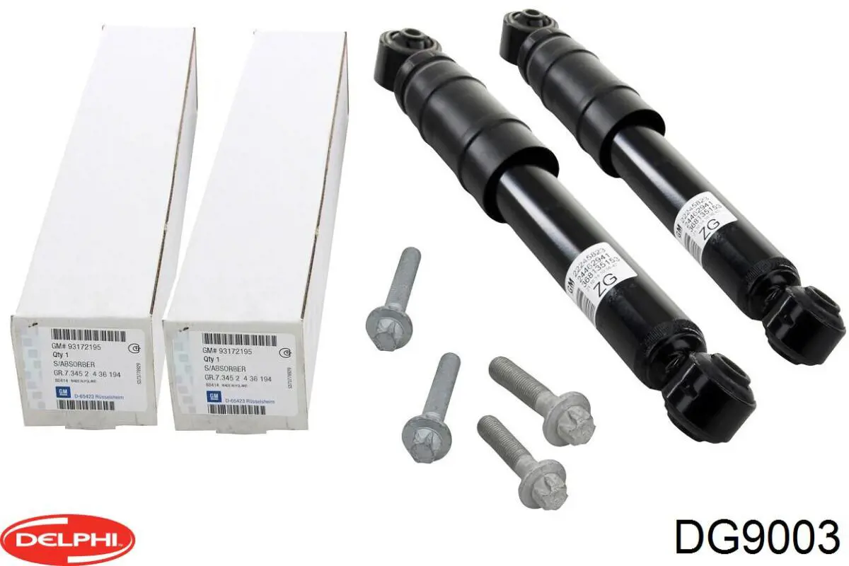 DG9003 Delphi Амортизаторы задние