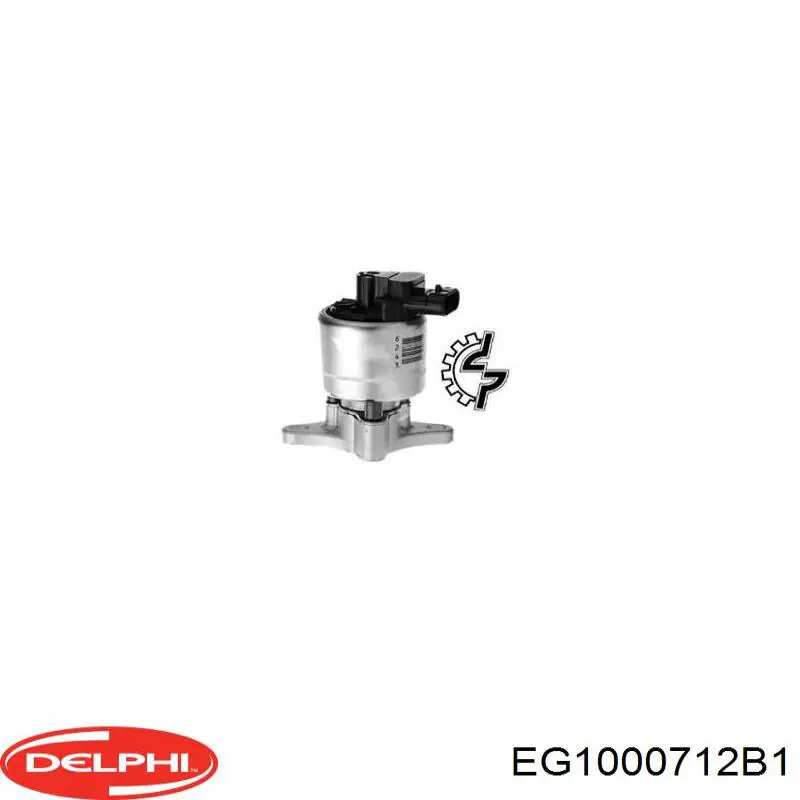 Купить EG1000712B1 Delphi Клапан EGR системы рециркуляции отработавших газов