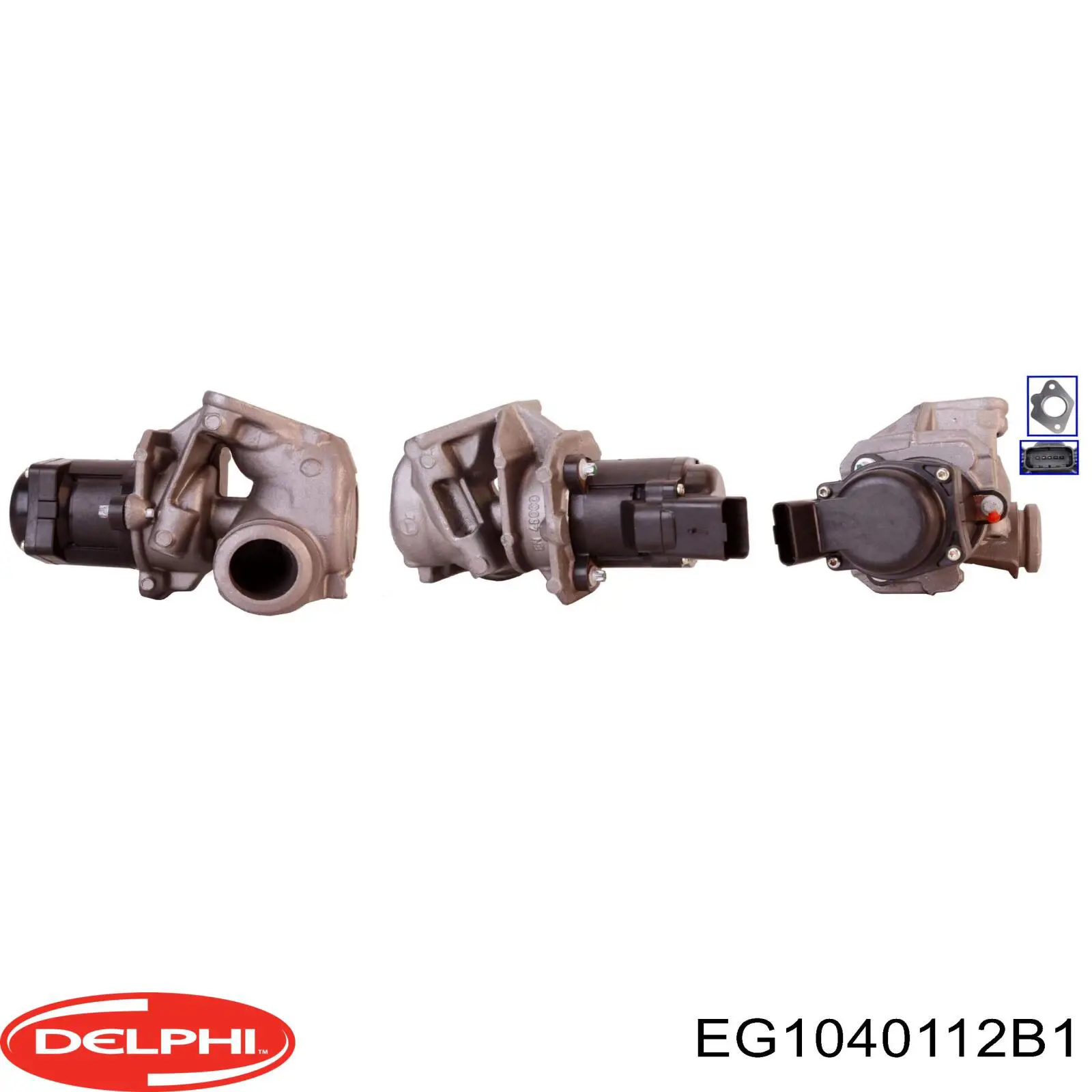 Купить EG1040112B1 Delphi Клапан EGR системы рециркуляции отработавших газов