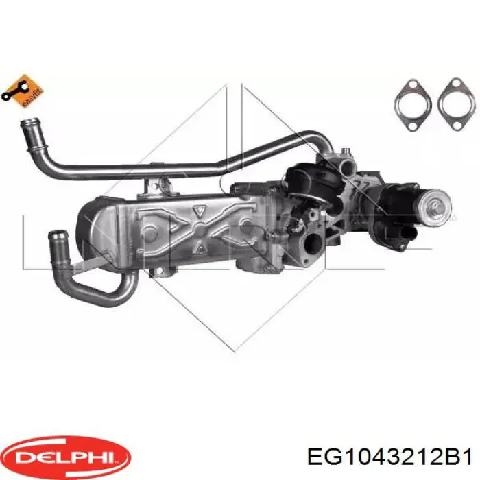 Купить EG1043212B1 Delphi Радиатор системы EGR