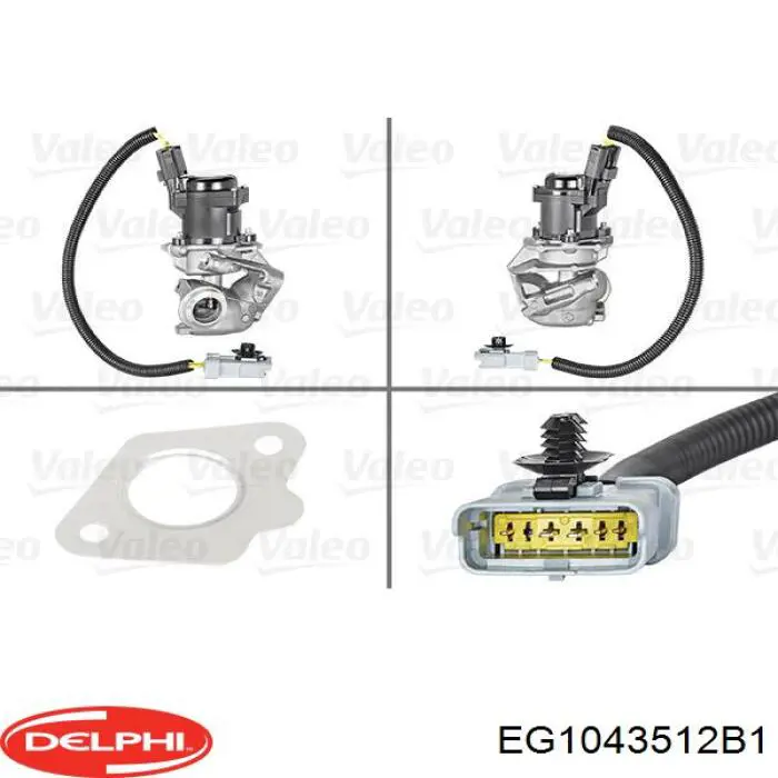 EG10435-12B1 Delphi клапан егр