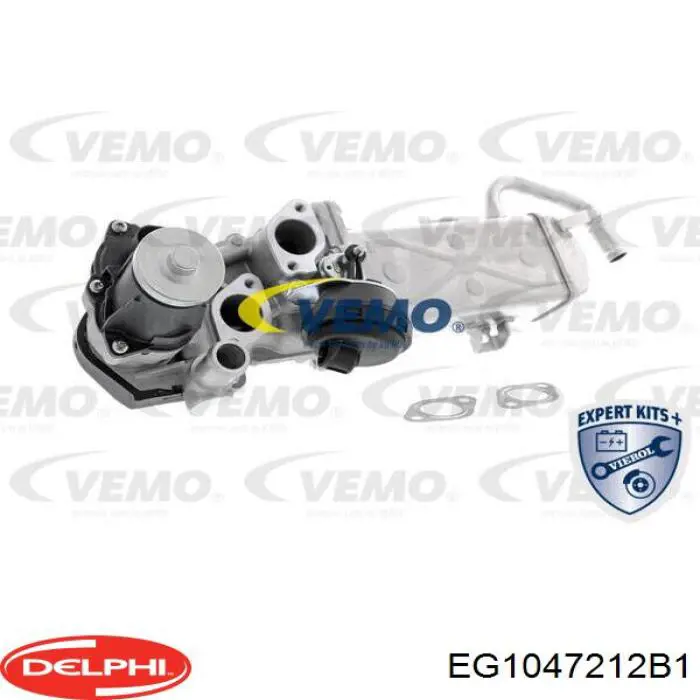 Радиатор системы EGR рециркуляции выхлопных газов Delphi EG1047212B1 цена, от 182.60 USD