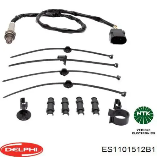 Лямбдазонд, датчик кислорода до катализатора Delphi ES1101512B1 цена, от 105.30 USD