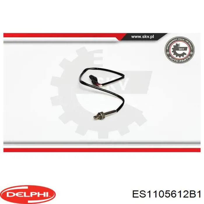 Лямбдазонд, датчик кислорода до катализатора Delphi ES1105612B1 цена, от 24.32 USD