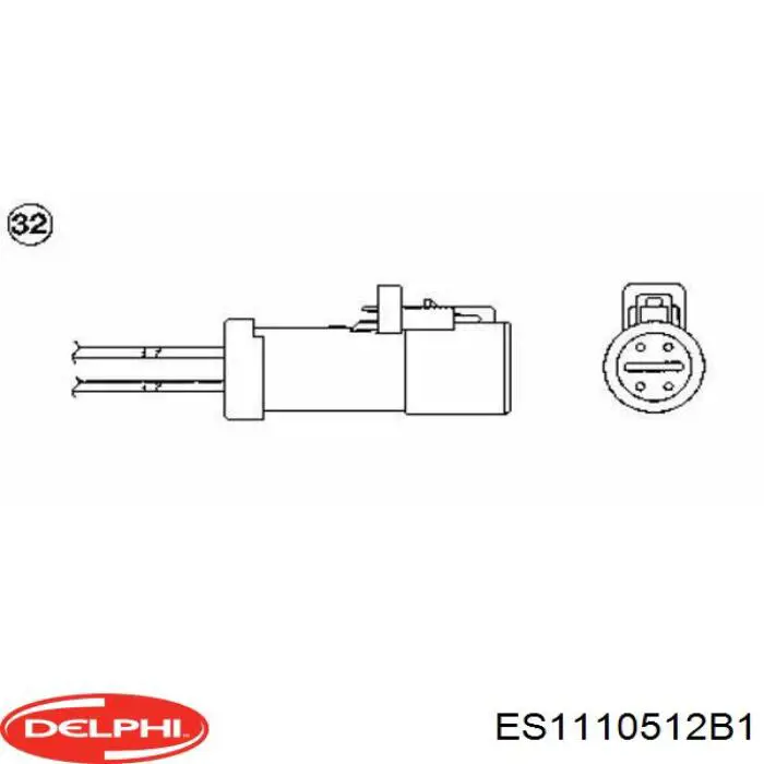 Лямбда датчик кислорода Delphi ES1110512B1 цена, от 48.22 USD