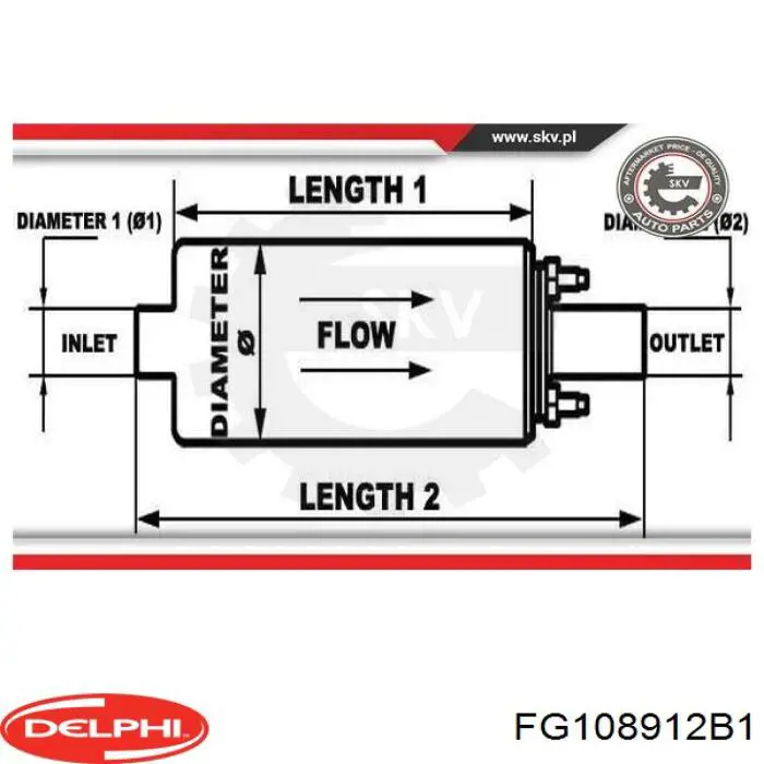 Купить FG108912B1 Delphi Модуль топливного насоса