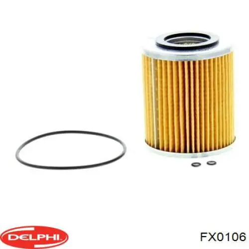 FX0106 Delphi Масляный фильтр двигателя