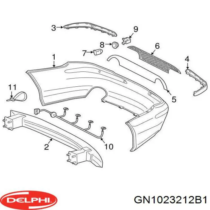 GN1023212B1 Delphi Катушка зажигания
