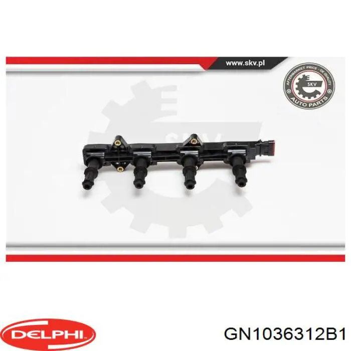Котушка запалювання GN1036312B1 Delphi