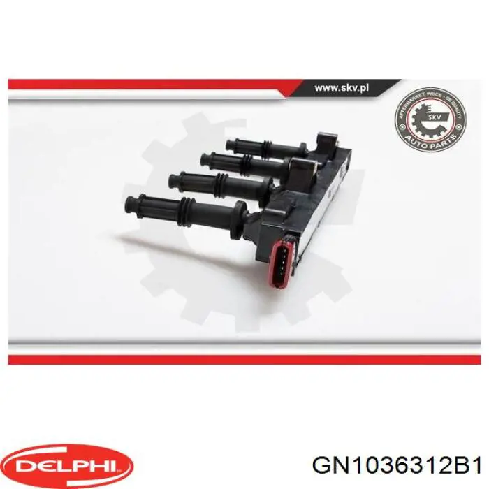 Катушка зажигания GN1036312B1 Delphi