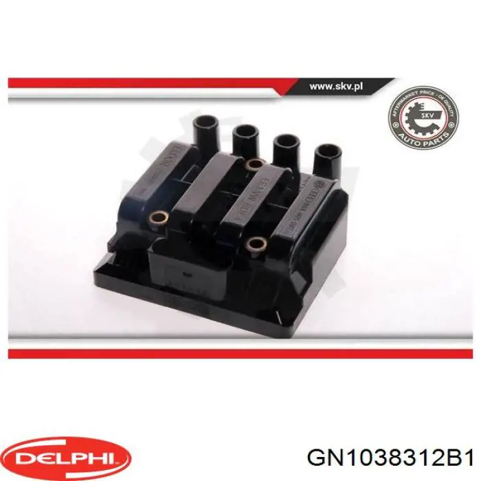 Купить GN1038312B1 Delphi Катушка зажигания