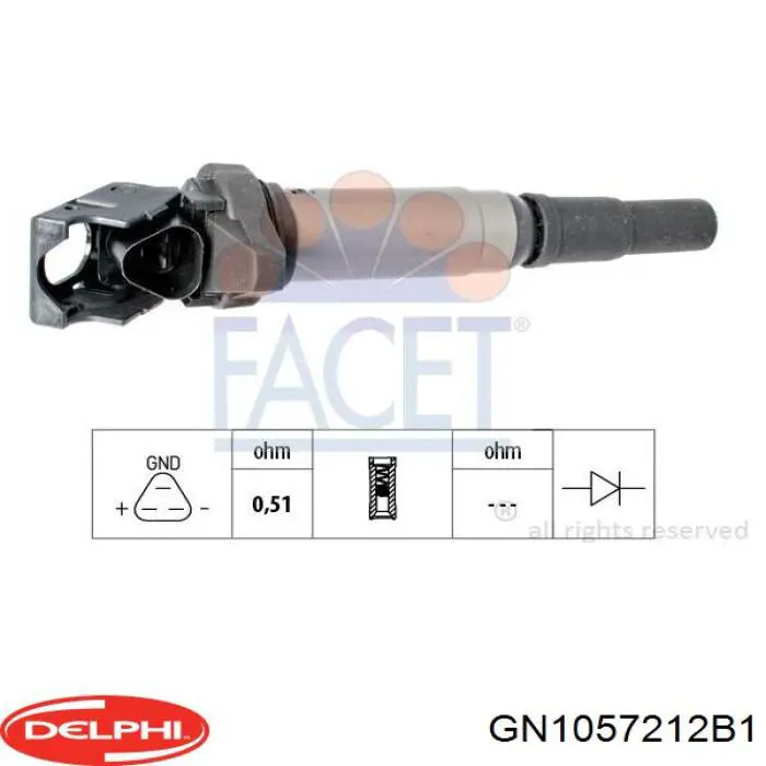Модуль зажигания Delphi GN1057212B1 цена, от 26.86 USD