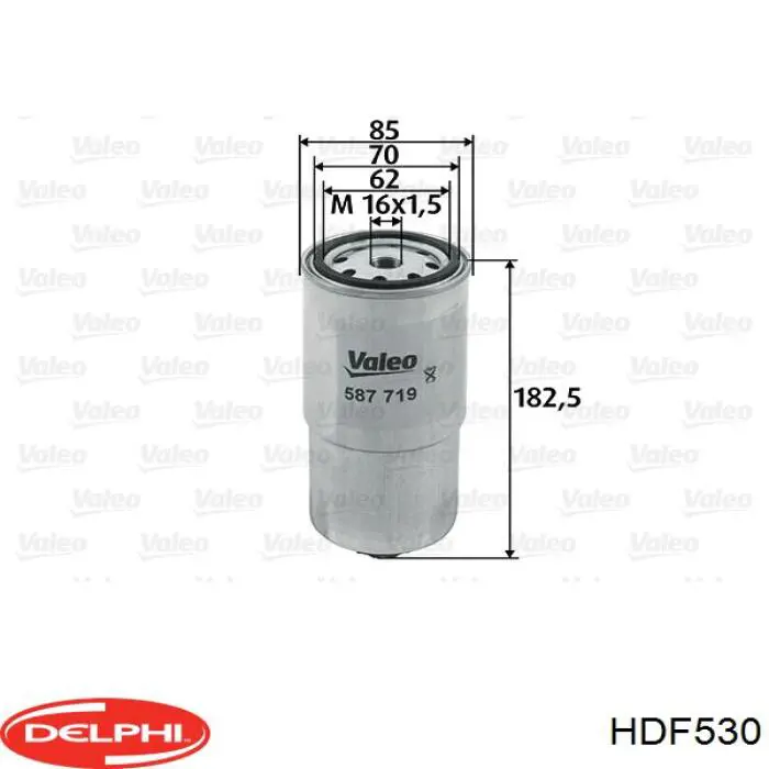 Топливный фильтр HDF530 Delphi