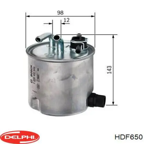 HDF650 Delphi Фильтр топлива