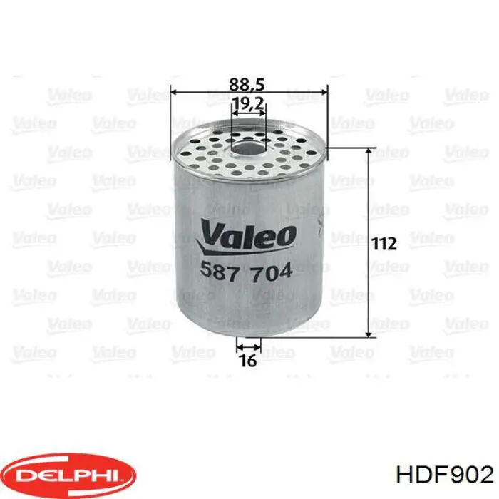 HDF902 Delphi топливный фильтр