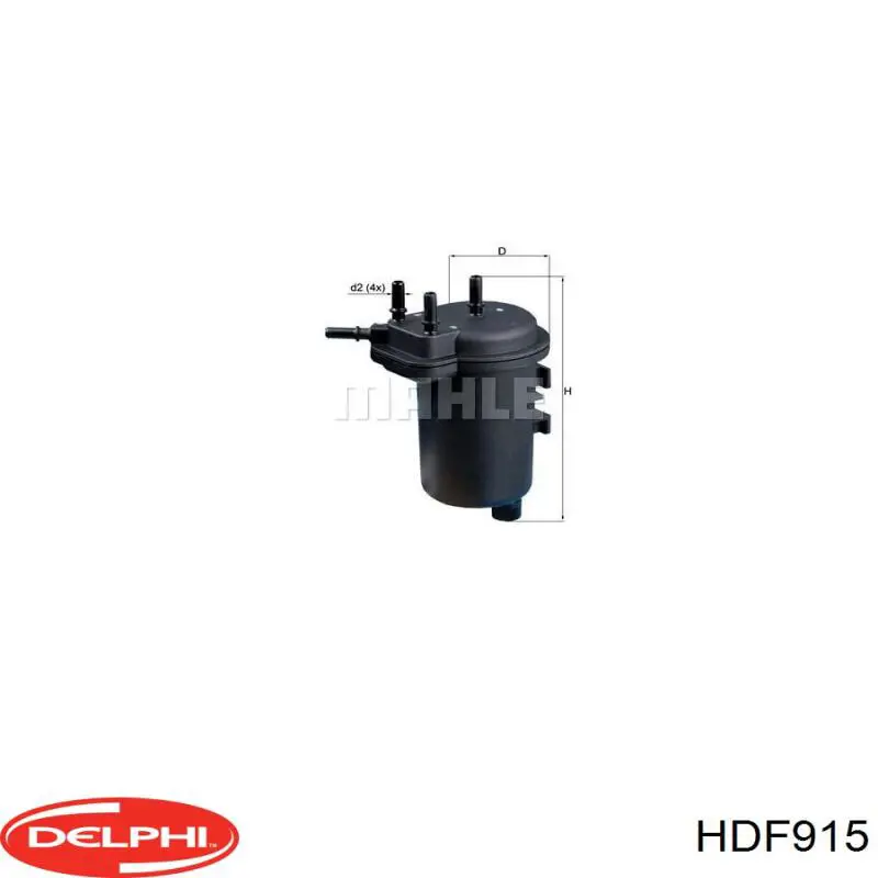 Купить HDF915 Delphi Фильтр-отстойник топлива грубой очистки