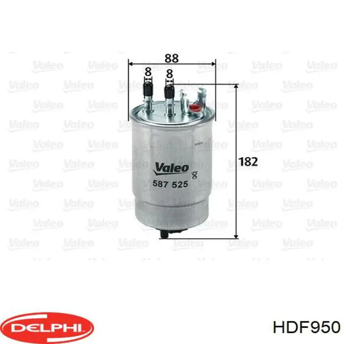 HDF950 Delphi топливный фильтр