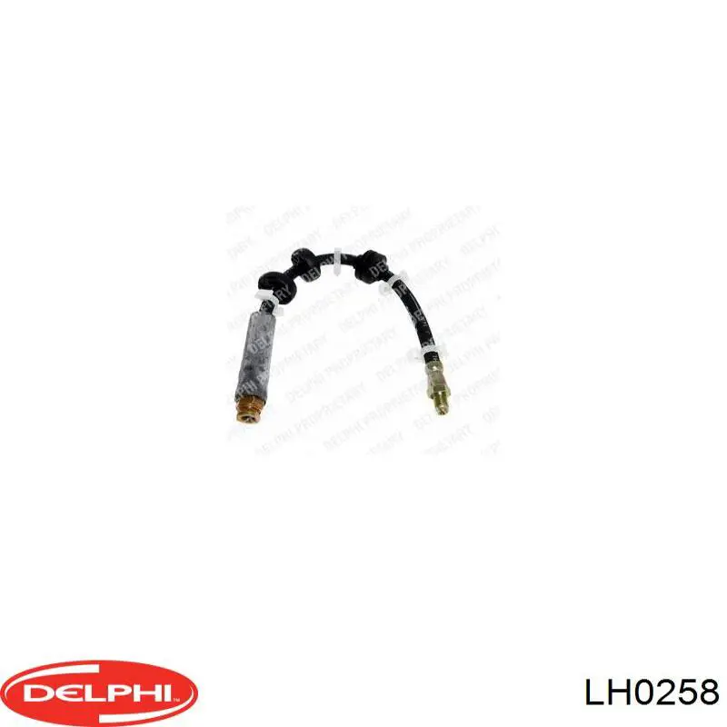 LH0258 Delphi шланг тормозной задний