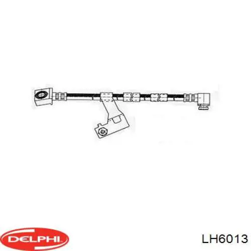 Купить LH6013 Delphi Шланг тормозной передний левый