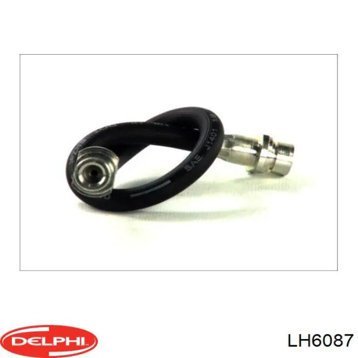 LH6087 Delphi шланг тормозной задний