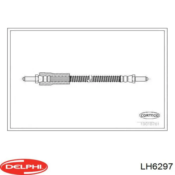 Шланг тормозной передний SHB000011 Land Rover
