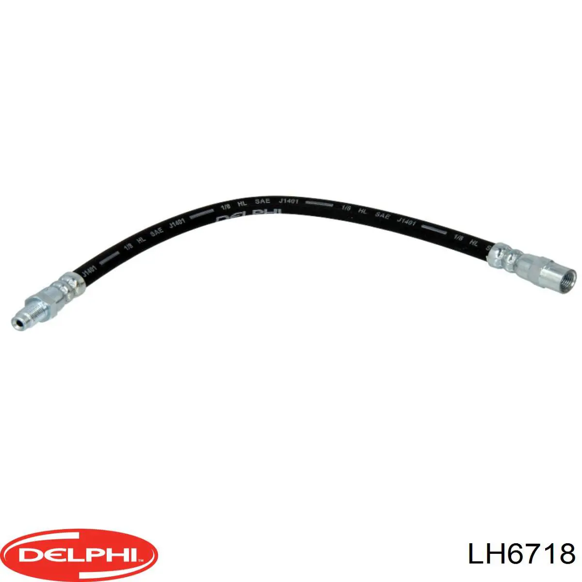 LH6718 Delphi шланг тормозной задний