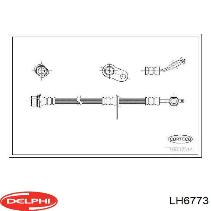 Купить SL6299 ABS Шланг тормозной передний, правый