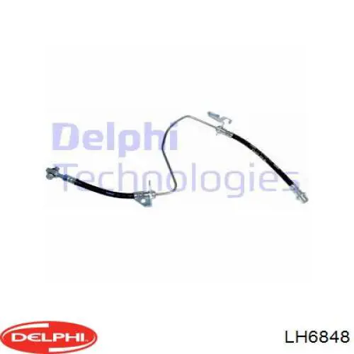 LH6848 Delphi шланг тормозной задний правый