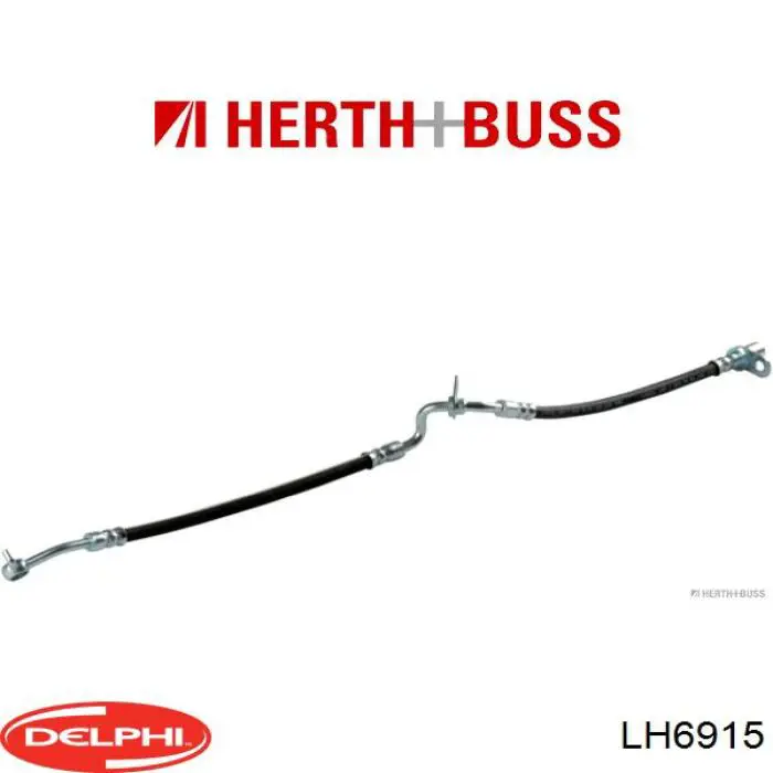 LH6915 Delphi шланг тормозной передний левый