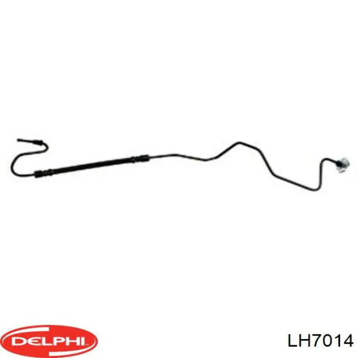 LH7014 Delphi шланг тормозной задний правый