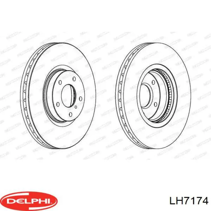 Шланг тормозной передний Delphi LH7174 цена, от 16.38 USD