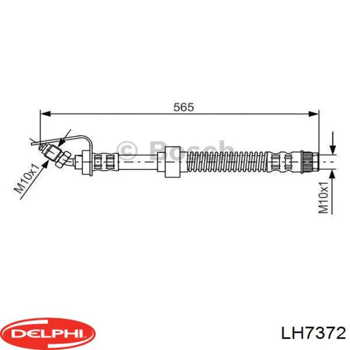Шланг тормозной задний, левый ABS SL1354 цена, от 14.54 USD