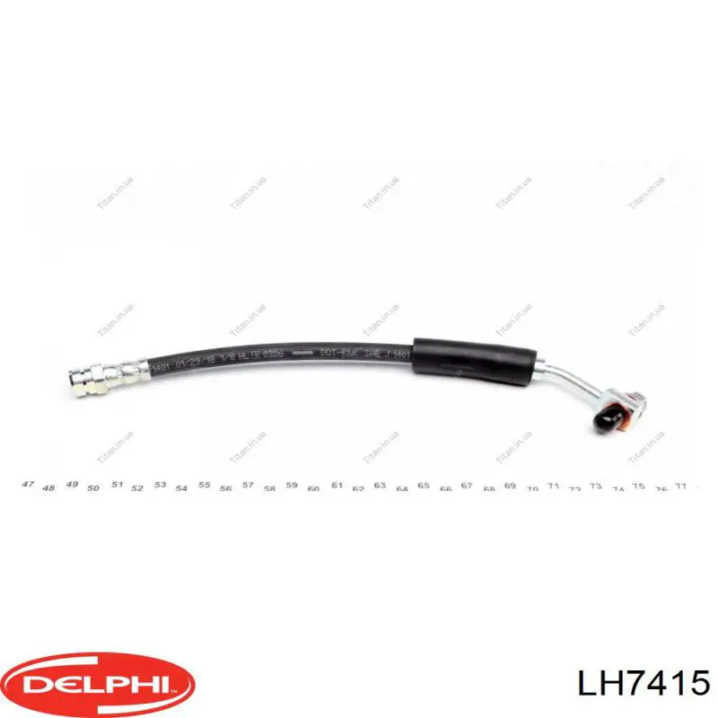 Задний тормозной шланг SL6372 ABS