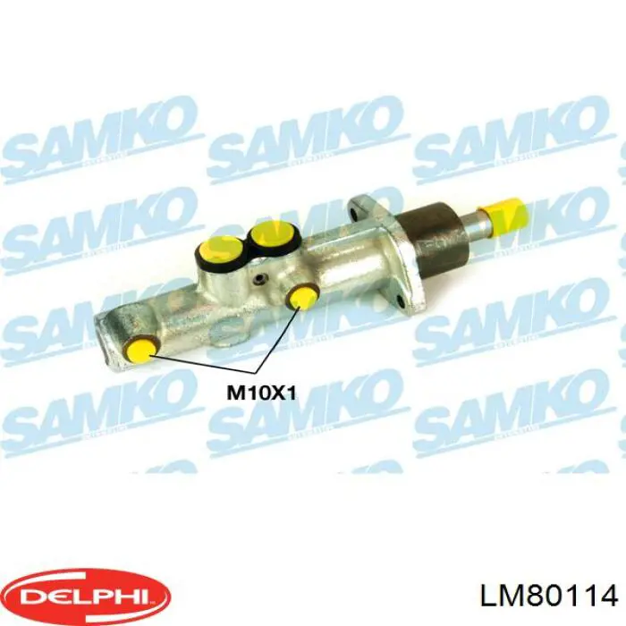 LM80114 Delphi цилиндр тормозной главный