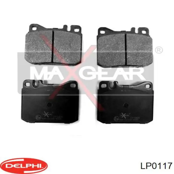 Купить LP0117 Delphi Колодки тормозные
