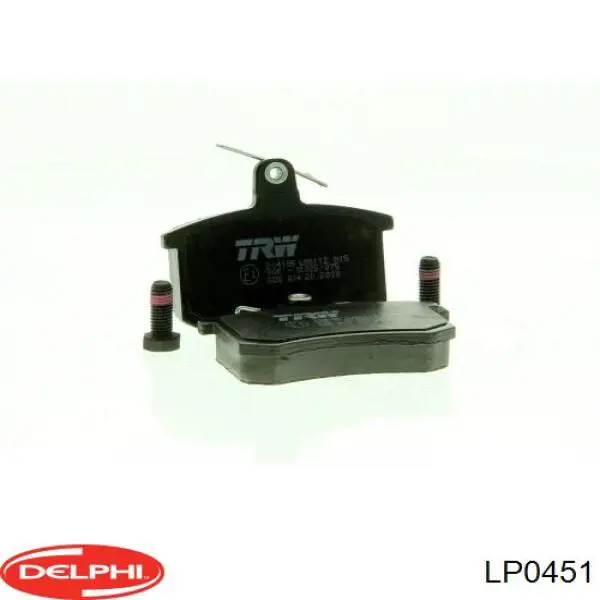 Купить LP0451 Delphi Колодки тормозные задние, дисковые