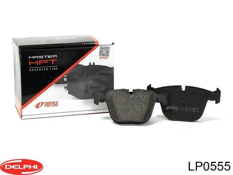 Колодки дисковые  Delphi LP0555 цена, от 16.95 USD