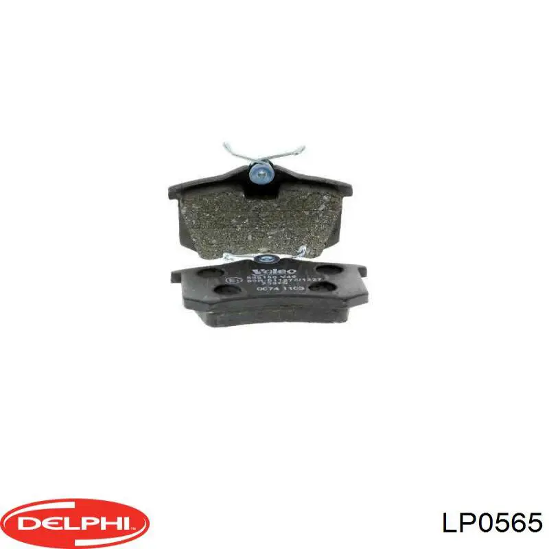 Купить LP0565 Delphi Колодки тормозные задние, дисковые