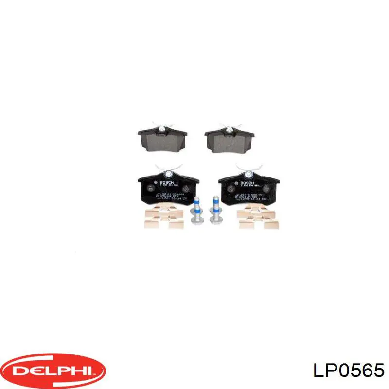 Задние дисковые колодки Delphi LP0565
