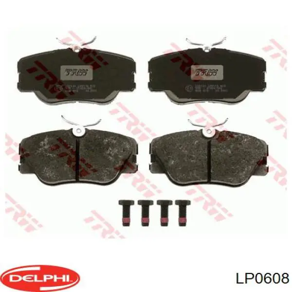 Купить LP0608 Delphi Колодки тормозные