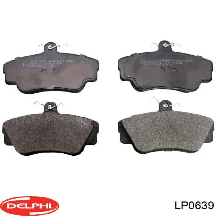 LP0639 Delphi колодки тормозные передние дисковые