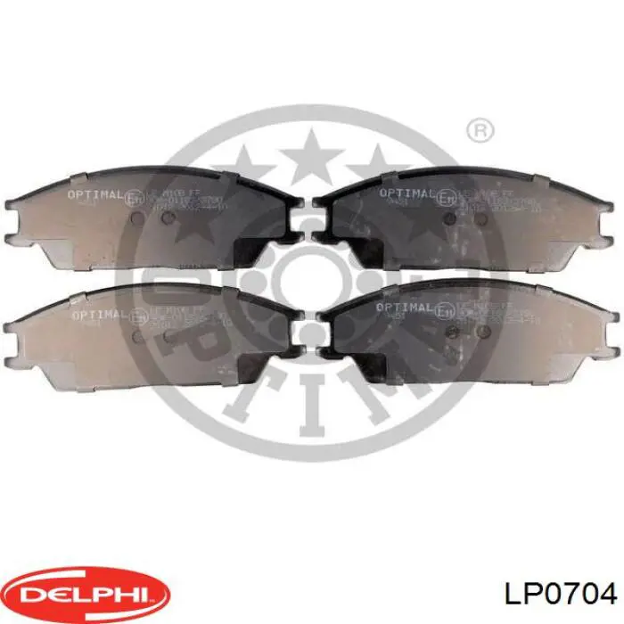 Колодки Delphi LP0704 цена, от 13.22 USD