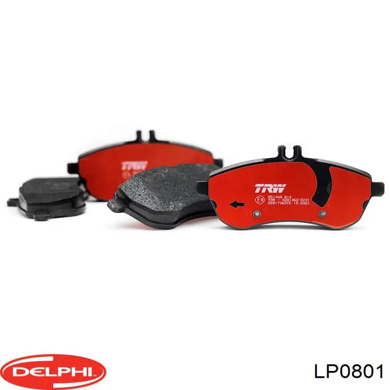 LP0801 Delphi Колодки передние