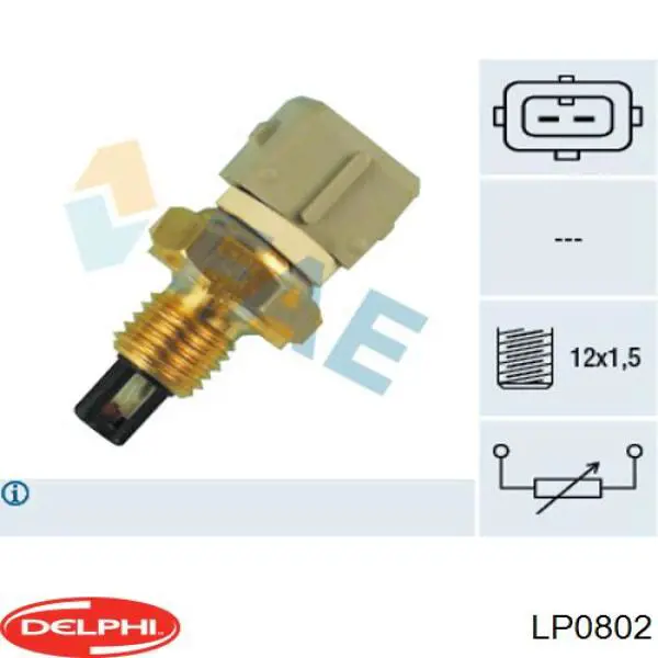 Задние тормозные колодки LP0802 Delphi