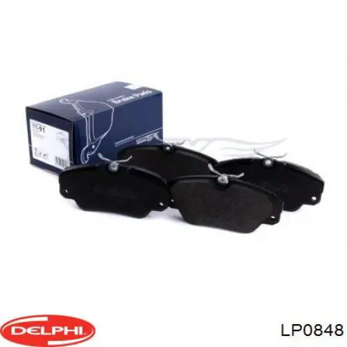 Купить LP0848 Delphi Колодки тормозные